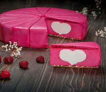 Торт Малиновая панна котта