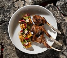 Шашлык из каре ягненка