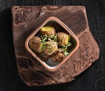 Картофель, печенный на углях