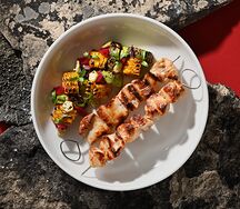 Шашлык из филе курицы