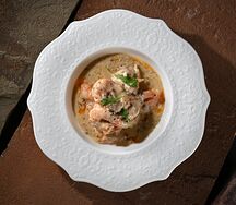 Тархана из креветок