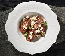 Растертая красная фасоль