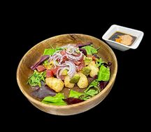 Севиче из тунца с рисовыми крокетами