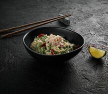 Крабовый с кайсо и мандариновым соусом