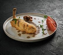 Котлета по-киевски с пюре
