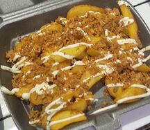 Фрайз по-деревенски чесночный