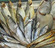 Рыба вяленая в ассортименте