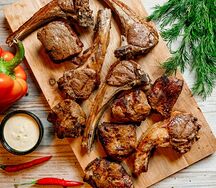 Шашлык из мякоти барашка