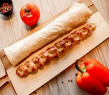 Люля из курицы в лаваше