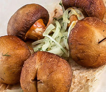 Шампиньоны на мангале