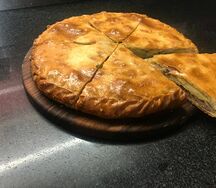 Дагестанский пирог с курицей и грибами