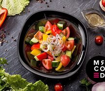 Салат Овощной с маслом или сметаной