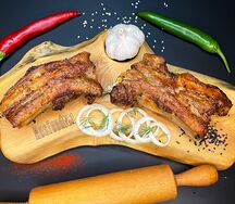 Шашлык из свиных ребрышек