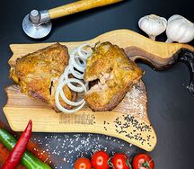 Куриное бедро на мангале