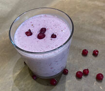 Смузи с брусникой