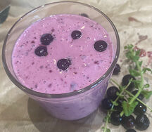 Смузи с черникой
