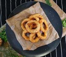 Луковые кольца в кляре