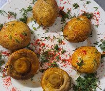 Грибной шашлык
