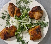 Шашлык из cвинoй шейки