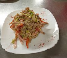 Салат Мясная загадка