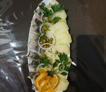 Сельдь с картофелем