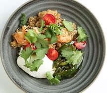 Жареный рис с морепродуктами