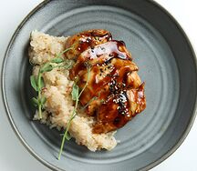 Курица терияки с тайским рисом