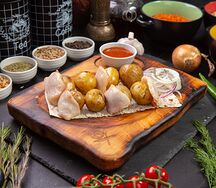 Молодой картофель с курдюком