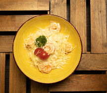 Паста с креветками