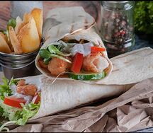 Шаурма с креветкой