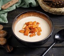 Суп-пюре из шампиньонов