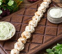 Шампиньоны в чесночном соусе