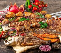 Сет на Большой День рождения на 20-25 человек