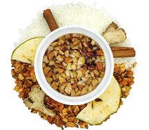 Медовое яблоко с имбирем