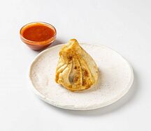 Обжаренные хинкали из баранины