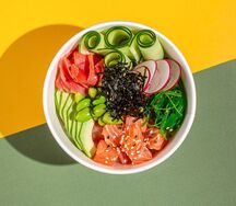 Поке с лососем