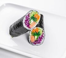 Суширитто с лососем