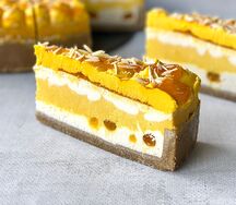 Чизкейк Манго-маракуйя