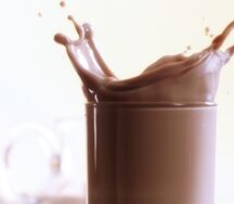 Молочный коктейль с шоколадом