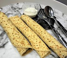 Блины с курицей