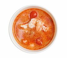 Том ям с королевскими креветками острый