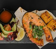 Стейк из семги