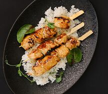 Шашлычки Якитори из свинины