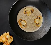 Крем-суп с грибами