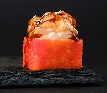 Запеченный с креветкой