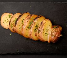 Картофель с салом