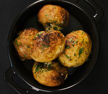 Грибы на мангале