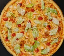 Пицца Цезарь с креветкой 
