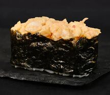 Спайси-гункан с креветкой