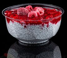 Чиа-пудинг Малина